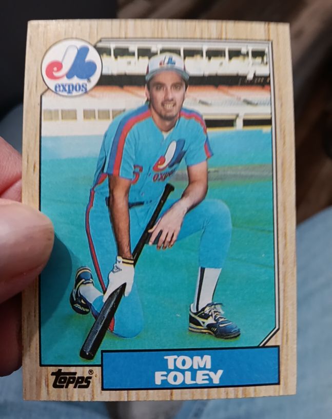 1987 Topps #78 Tom Foley — front