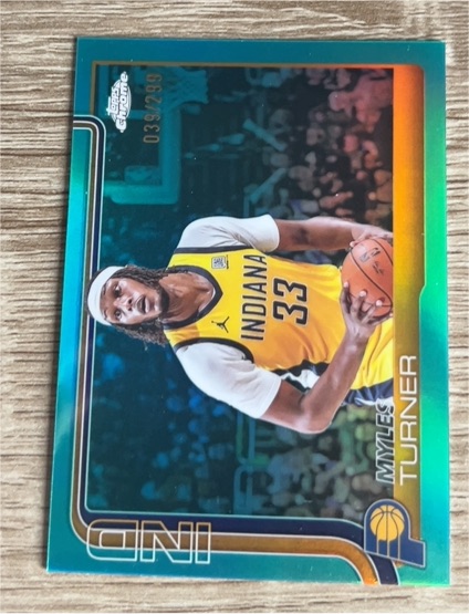 2025-26 Topps Chrome #29 Myles Turner — front