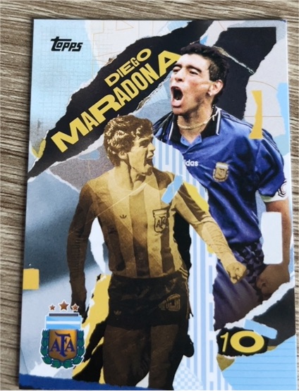 2024 Topps First Goal #41 Diego Maradona — front