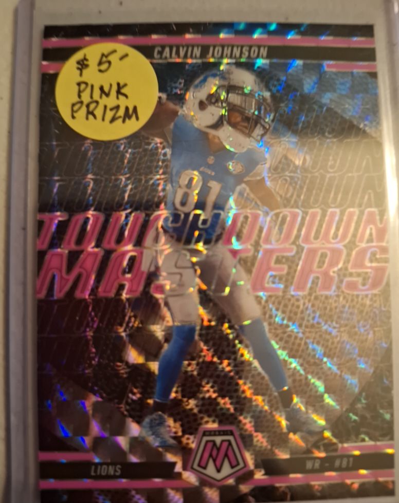 2025 Panini Mosaic Touchdown Masters #16 Calvin Johnson — front