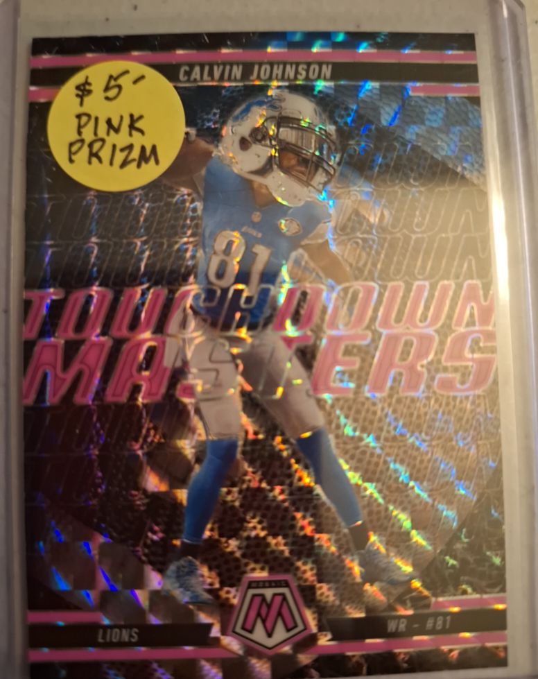 2025 Panini Mosaic Touchdown Masters #81 Calvin Johnson — front