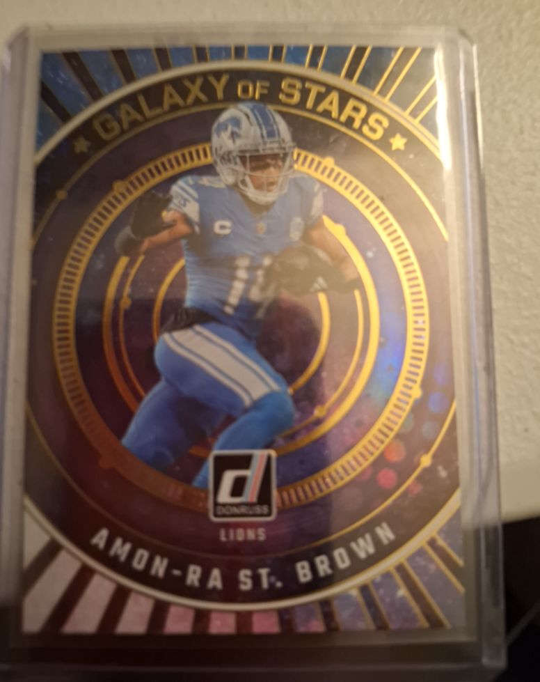 2024 Panini Donruss Galaxy of Stars #GOS-ASB Amon-Ra St. Brown — front