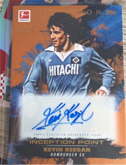 2025 Topps Inception Point Kevin Keegan — front