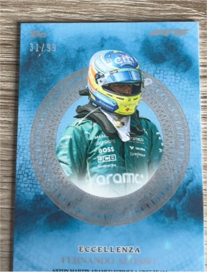 2025 Topps Eccellenza #31 Fernando Alonso — front