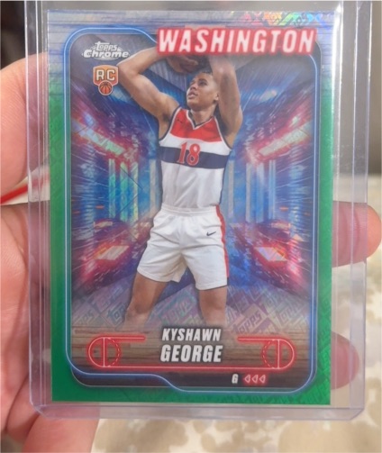 2024-25 Topps Chrome #158 Kyshawn George — front