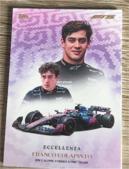 2025 Topps Eccellenza #Eccellenza Firanco Colapinto — front
