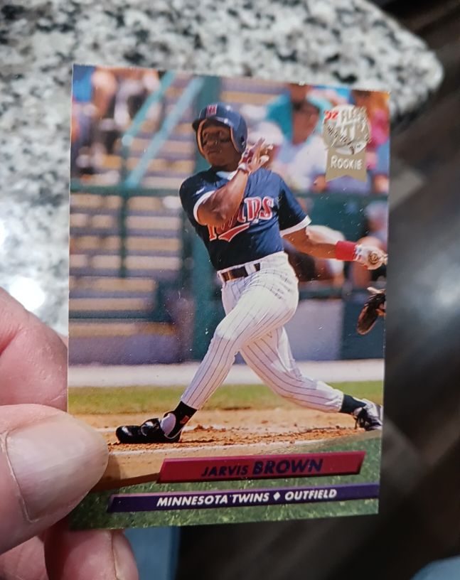 1992 Fleer Ultra #394 Jarvis Brown — front