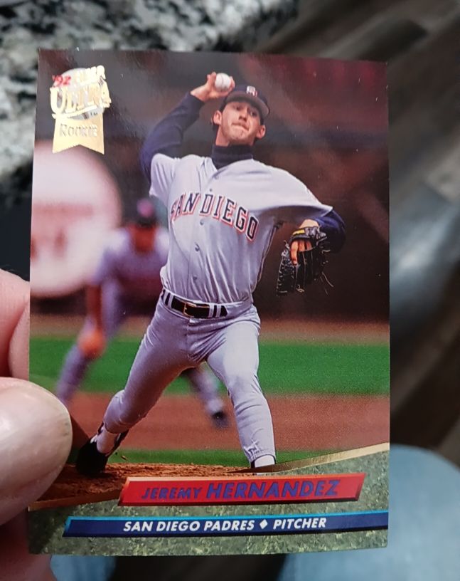 1992 Fleer Ultra #576 Jeremy Hernandez — front