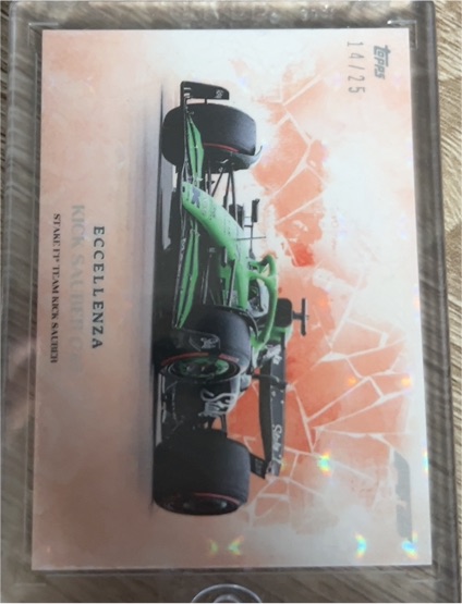 2025 Topps Eccellenza #14/25 Kick Sauber — front