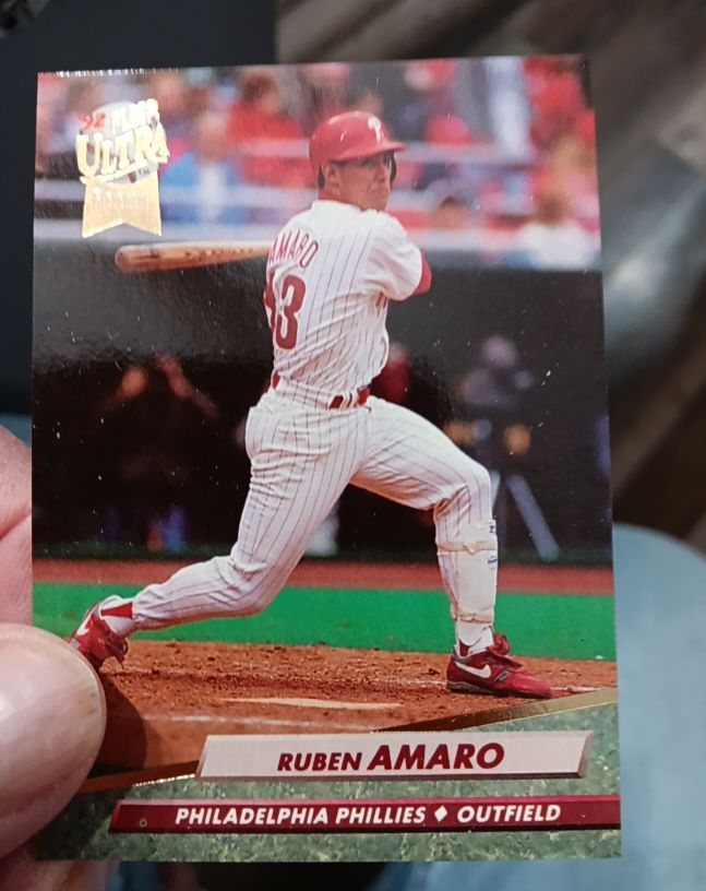 1992 Fleer Ultra #540 Ruben Amaro — front