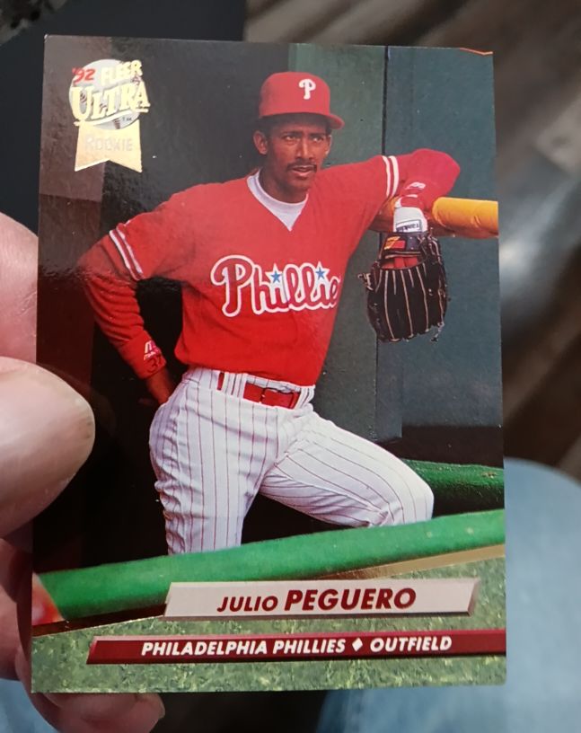 1992 Fleer Ultra #547 Julio Peguero — front