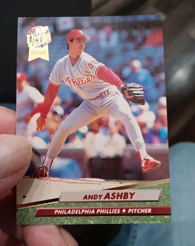 1992 Fleer Ultra #541 Andy Ashby — front