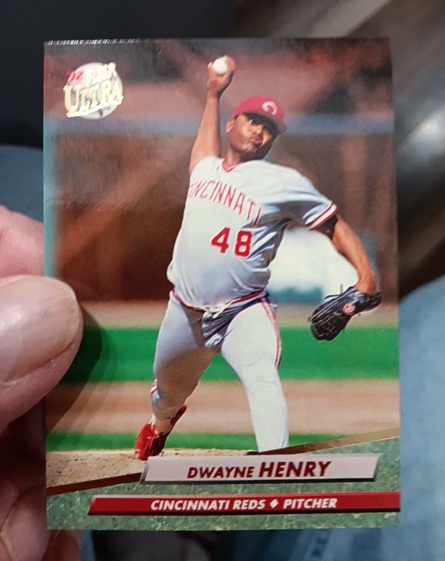 1992 Fleer Ultra #483 Dwayne Henry — front