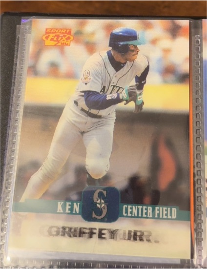 1996 Pinnacle Sportflix #18 Ken Griffey Jr. — front