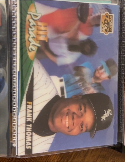 1996 Sportflix #3 Frank Thomas Hit Parade — front