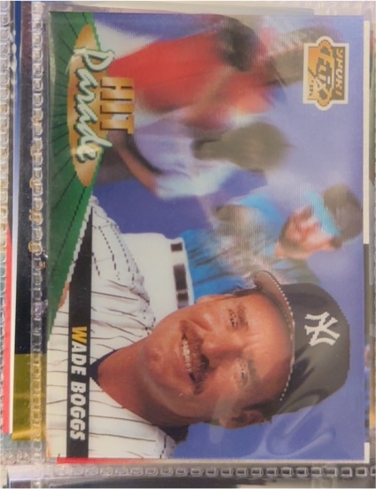 1996 Sportflix Hit Parade #14 Wade Boggs — front