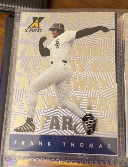 1997 Pinnacle X-Press #3 Frank Thomas Far & Away — front