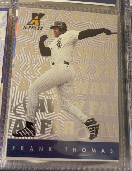 1997 Pinnacle X-Press #3 Frank Thomas Press - Far & Away — front