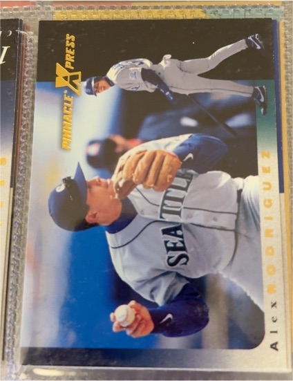 1997 Pinnacle X-Press #15 Alex Rodriguez — front