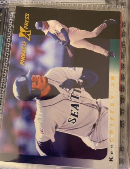 1997 Pinnacle X-Press #7 Ken Griffey Jr. — front