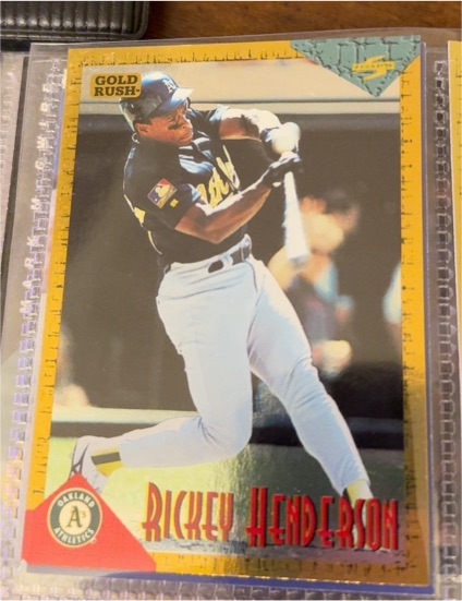 1994 Score Rookie & Traded #RT13 Rickey Henderson — front