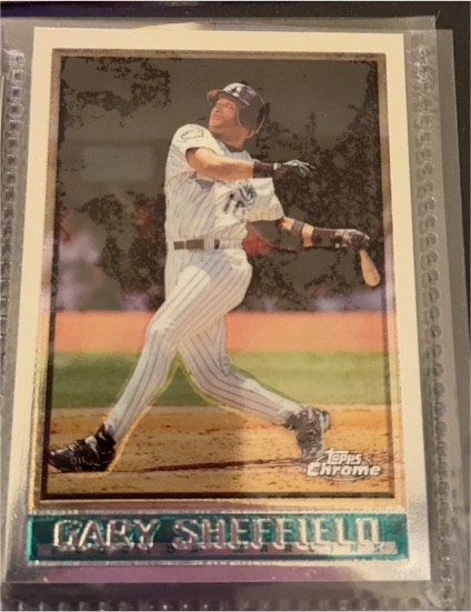1998 Topps Chrome #166 Gary Sheffield — front