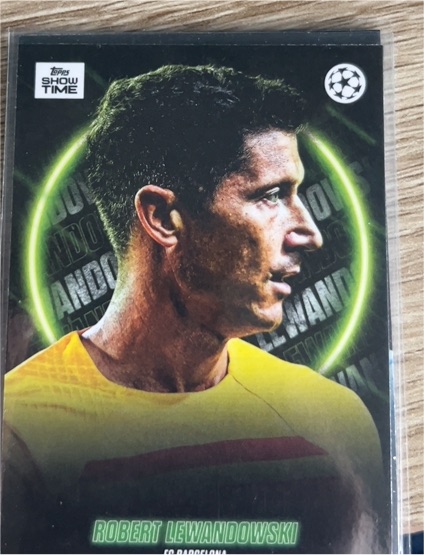 2023 Topps Showtime UEFA #Robert Lewandowski — front