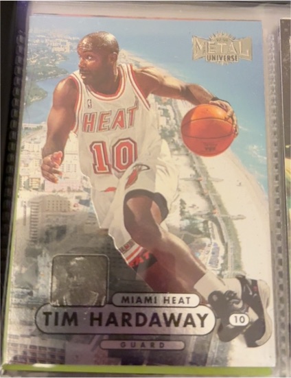 1997-98 Metal Universe Championship #70 Tim Hardaway — front
