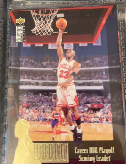 1995 Upper Deck Collector's Choice #JC11 Michael Jordan — front