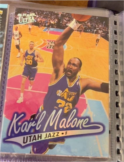 1996-97 Fleer Ultra #112 Karl Malone — front