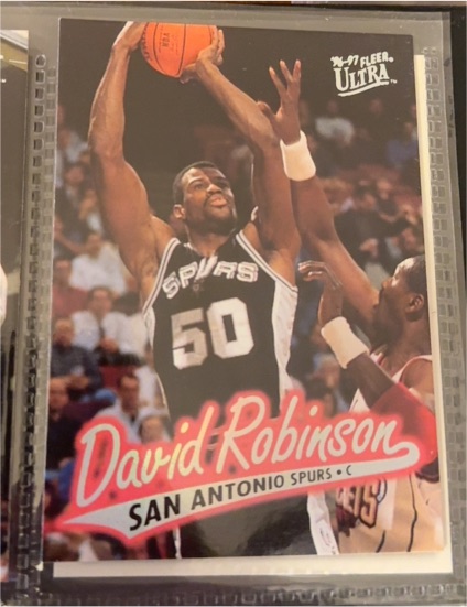 1996-97 Fleer Ultra #101 David Robinson — front