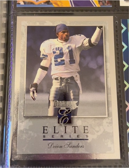 1996 Donruss Elite Series #15 Deion Sanders — front