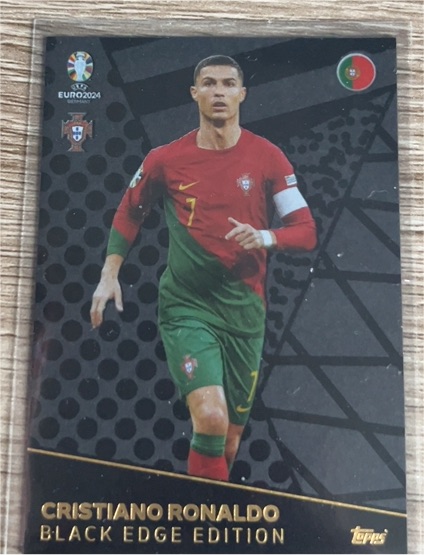 2024 Topps Match Attax UEFA EURO #BE7 Cristiano Ronaldo — front