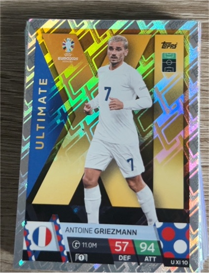 2024 Topps Match Attax UEFA Euro Ultimate XI #UXI10 Antoine Griezmann — front