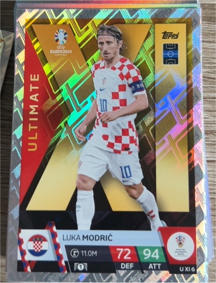 2024 Topps Match Attax UEFA Euro Ultimate XI #UXI6 Luka Modrić — front