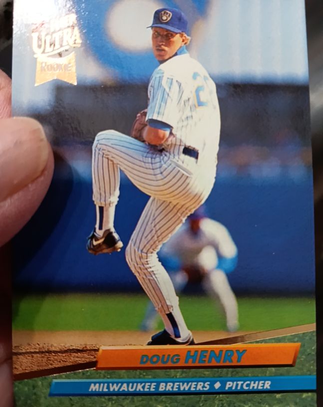 1992 Fleer Ultra #384 Doug Henry — front
