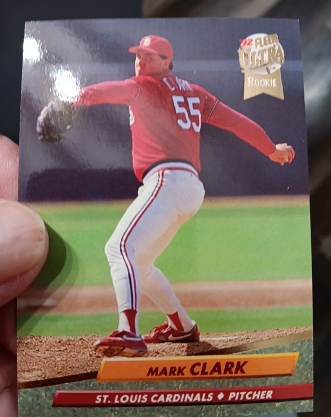 1992 Fleer Ultra #564 Mark Clark — front