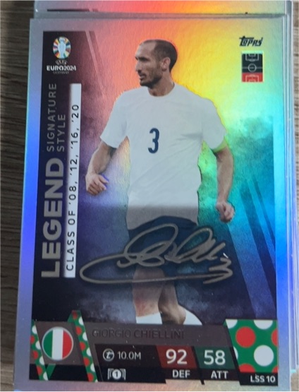 2024 Topps Match Attax Euro 2024 #LSS10 Giorgio Chiellini — front