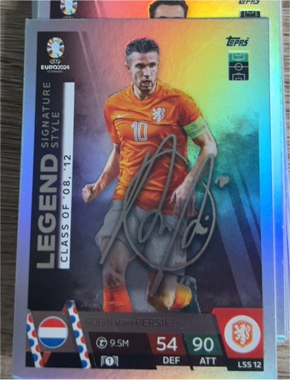 2024 Topps Match Attax Euro 2024 #LSS12 Robin van Persie — front