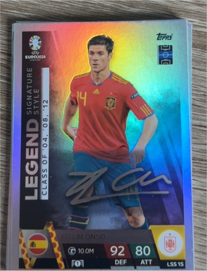 2024 Topps Match Attax UEFA Euro #LSS15 Xabi Alonso — front