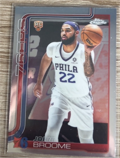 2025-26 Topps Chrome #285 Johni Broome — front