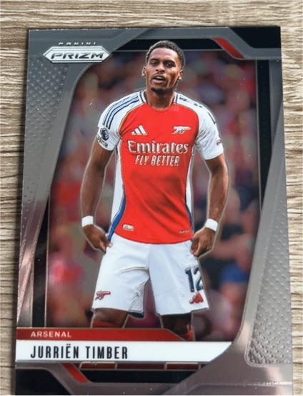 2024-25 Panini Prizm Premier League #25 Jurrien Timber — front