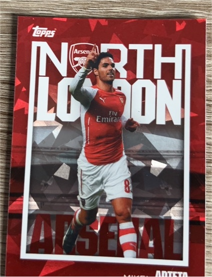2023 Topps Arsenal Team Set #26 Mikel Arteta — front