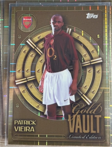 2025 Topps Gold Vault #GV Patrick Vieira — front