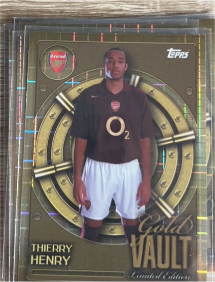 2025 Topps Gold Vault Thierry Henry — front