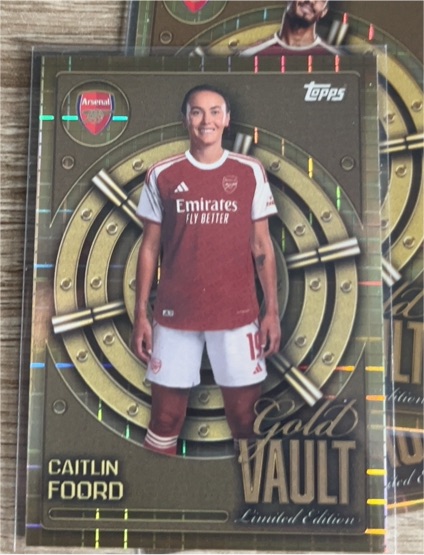 2025-26 Topps Gold Vault #GV-10 Caitlin Foord — front