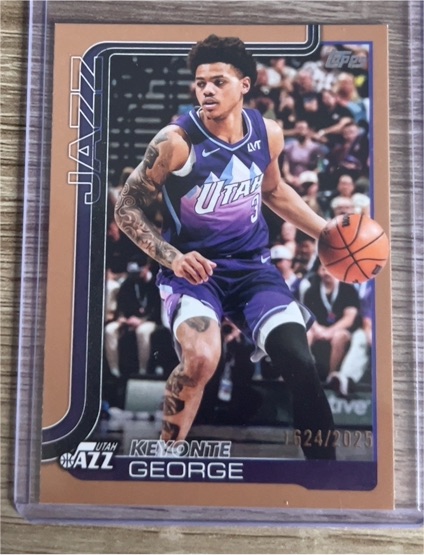 2025-26 Topps #131 Keyonte George — front