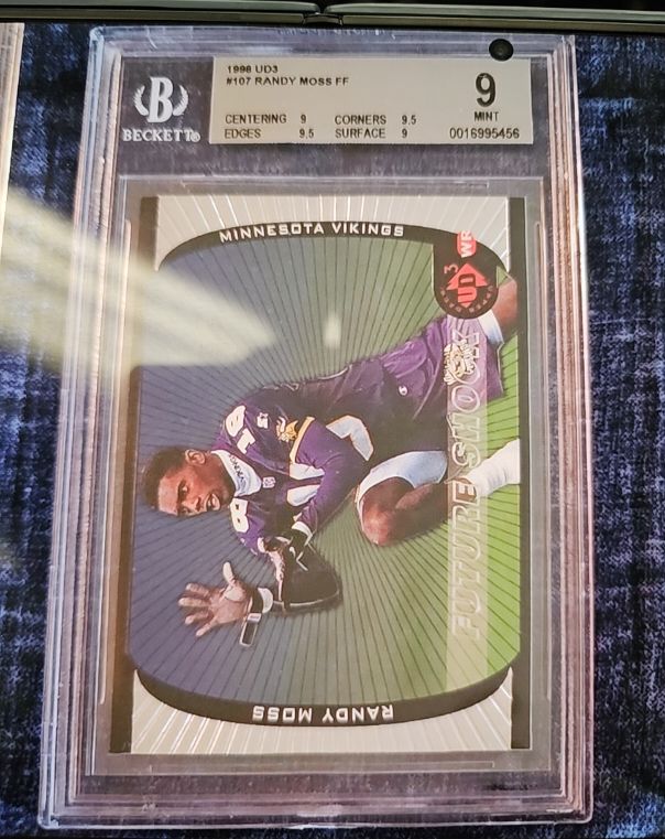 1998 Upper Deck UD3 #107 Randy Moss FF — front