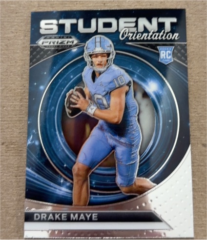 2024 Panini Prizm Draft Picks Student Orientation #SO-DM Drake Maye — front