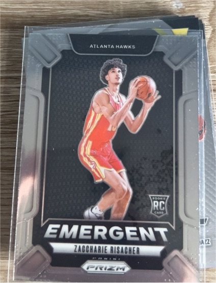 2024-25 Panini Prizm #6 Zaccharie Risacher Emergent — front